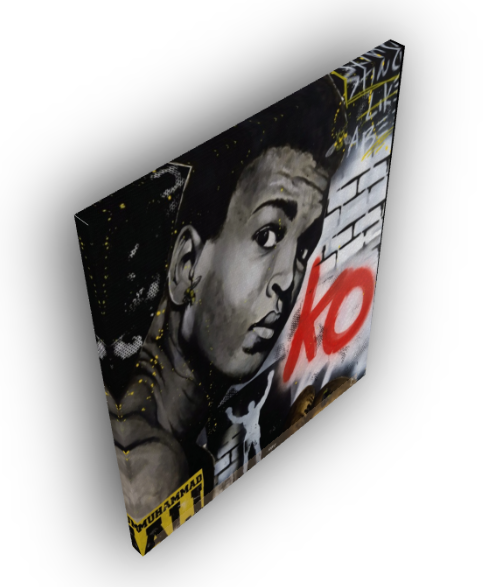 Ali canvas print