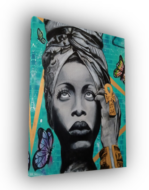 Erykah Badu canvas print