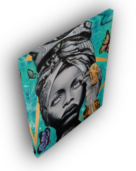 Erykah Badu canvas print