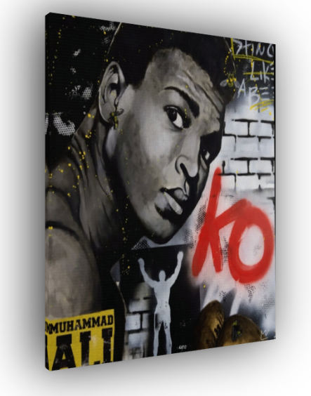 Ali canvas print