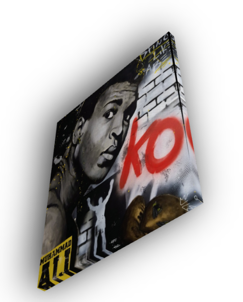 Ali canvas print